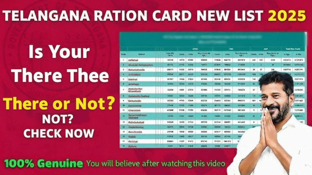 Telangana Ration Card List